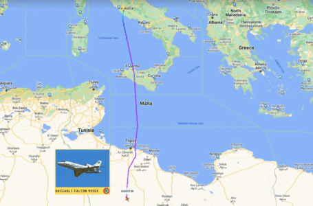 إيتاميل رادار: طائرة إيطالية تحلق فوق وسط ليبيـا باتجاه الجنوب لأول مرة