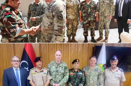 زيارة قيادات أمريكية رفيعة المستوى إلى مصراتة لتعزيز التعاون الأمني